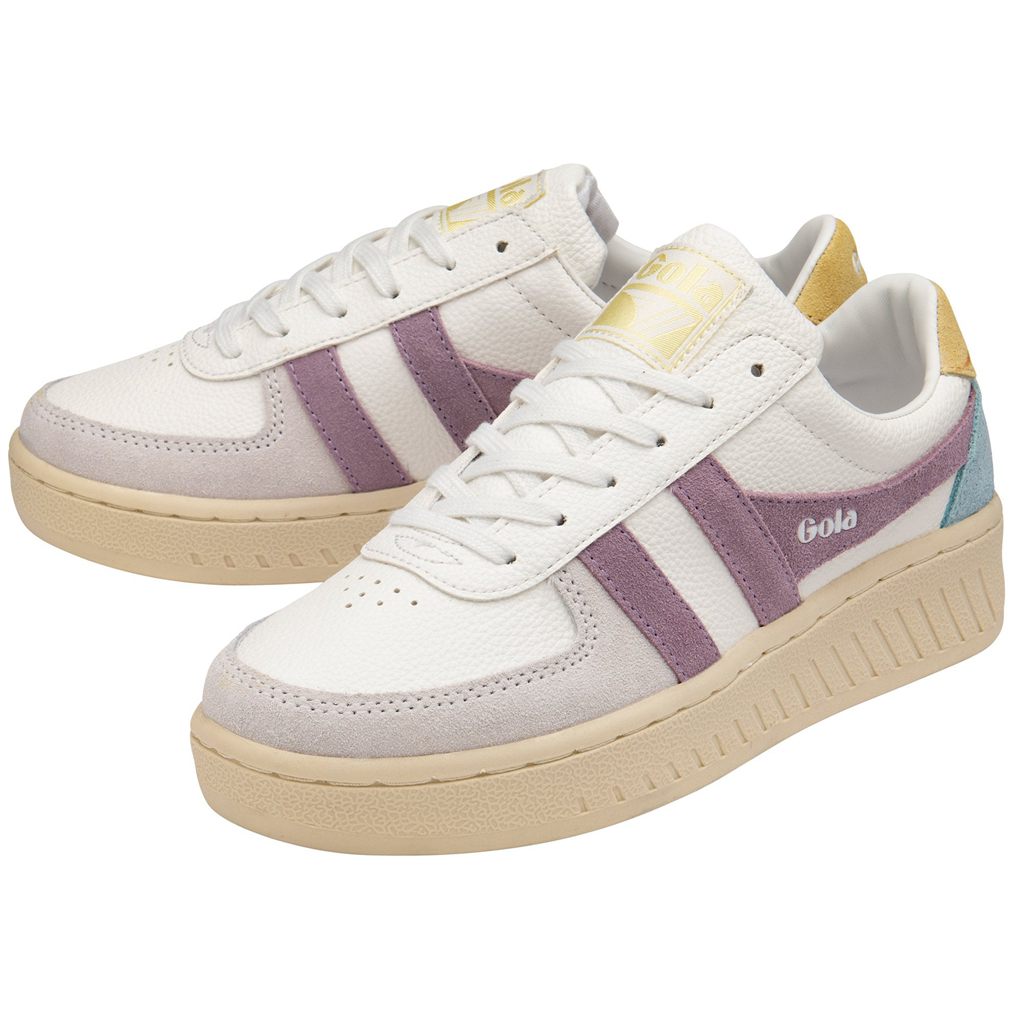 Gola Classics Grandslam Trident Sneakers Blancas Limón España | EVB-257890