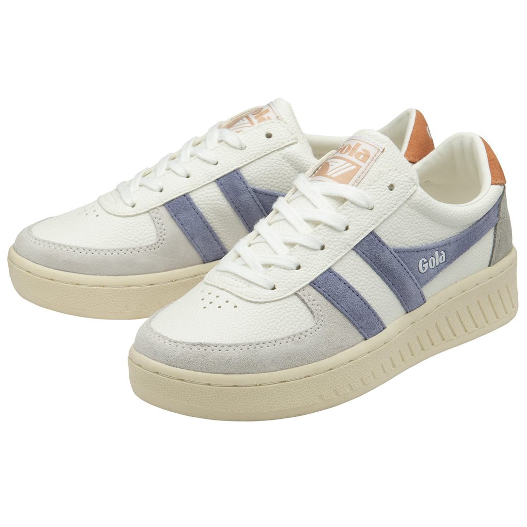 Gola Classics Grandslam Trident Sneakers Blancas Lavanda España | ZEC-406832