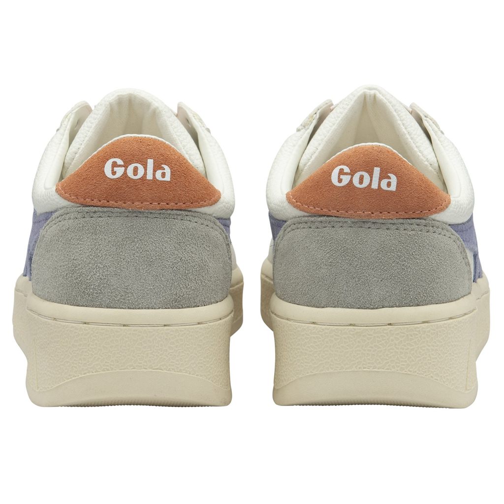 Gola Classics Grandslam Trident Sneakers Blancas Lavanda España | ZEC-406832