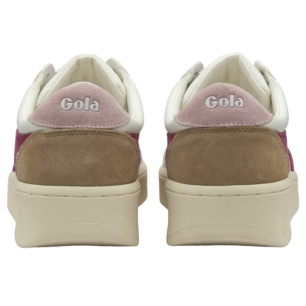 Gola Classics Grandslam Trident Sneakers Blancas Rosas España | RUL-698023