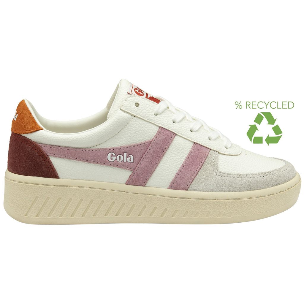 Gola Classics Grandslam Trident Sneakers Blancas Naranjas España | FKG-453271