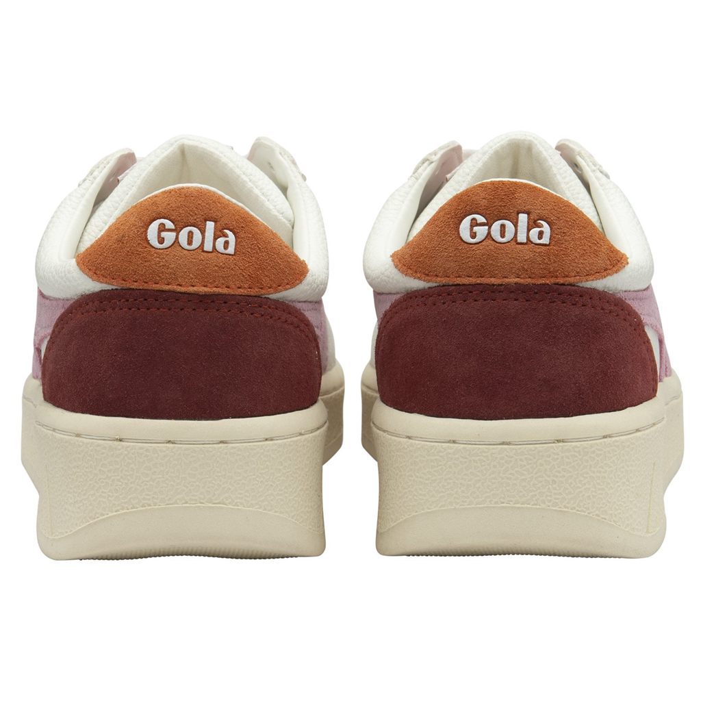 Gola Classics Grandslam Trident Sneakers Blancas Naranjas España | FKG-453271