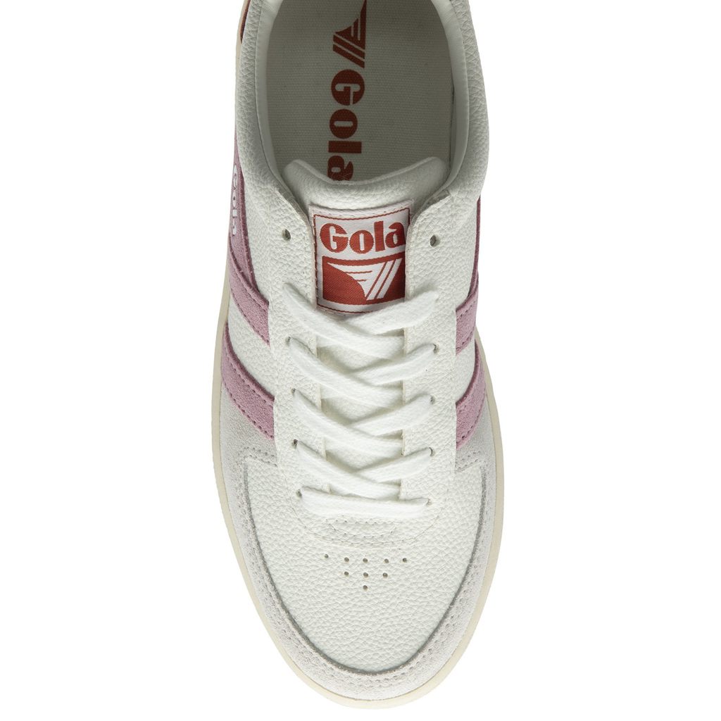 Gola Classics Grandslam Trident Sneakers Blancas Naranjas España | FKG-453271
