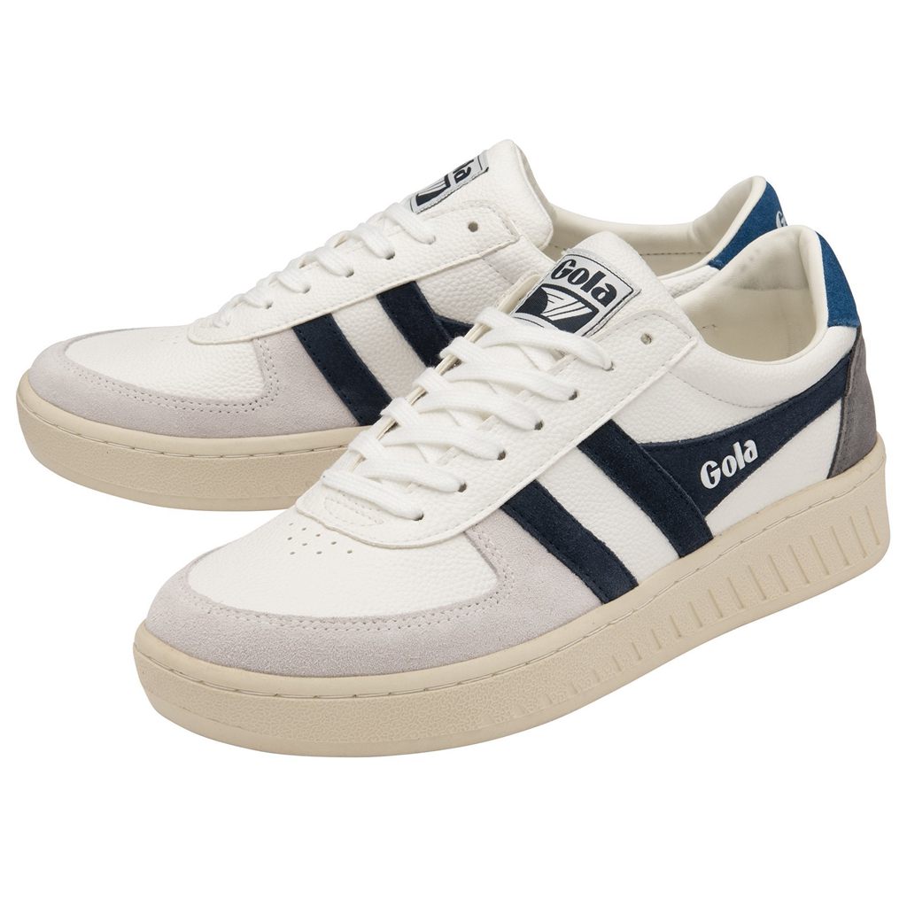 Gola Classics Grandslam Trident Sneakers Blancas Azul Marino Azules España | WLC-197526