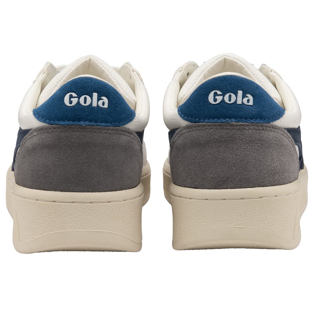 Gola Classics Grandslam Trident Sneakers Blancas Azul Marino Azules España | WLC-197526