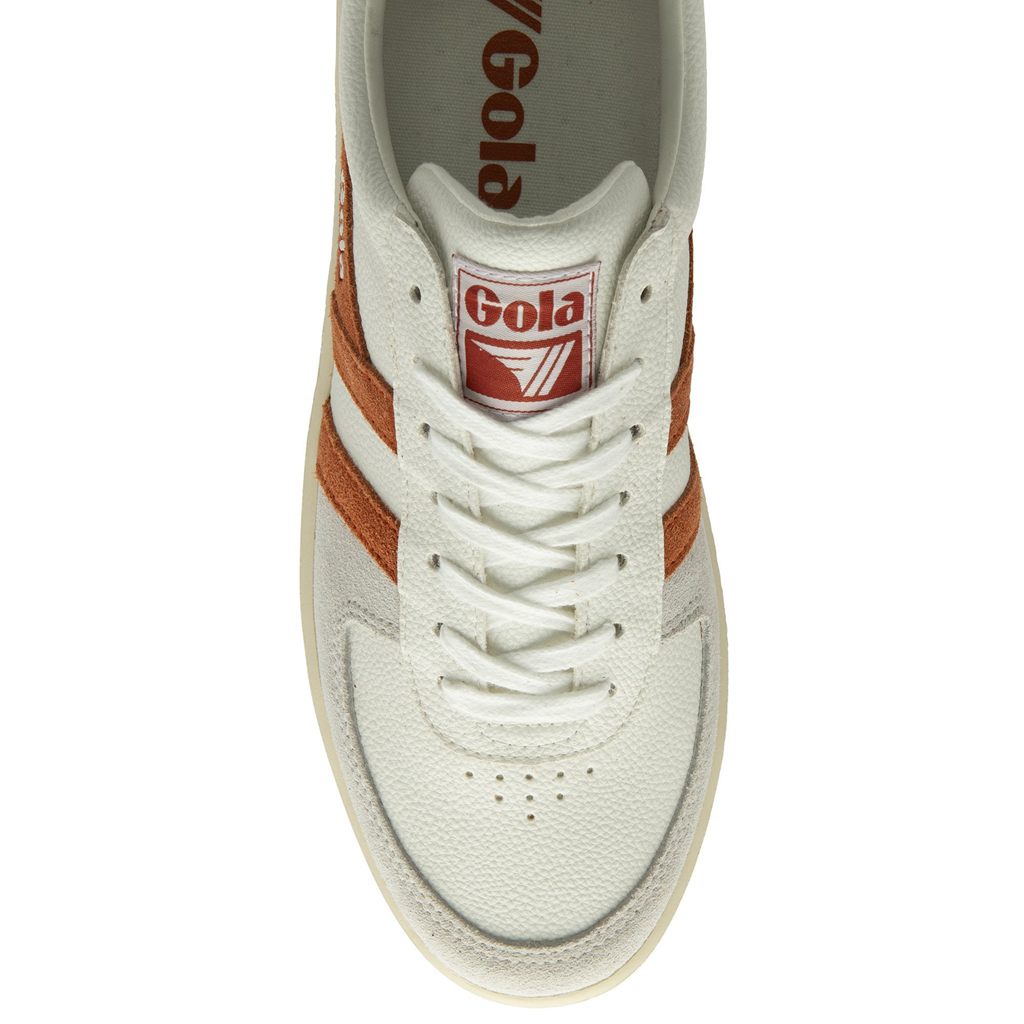 Gola Classics Grandslam Trident Sneakers Blancas Naranjas España | VEZ-173296