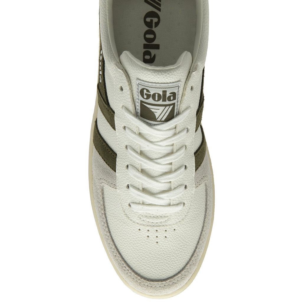 Gola Classics Grandslam Trident Sneakers Blancas Kaki Burdeos España | DCT-153469
