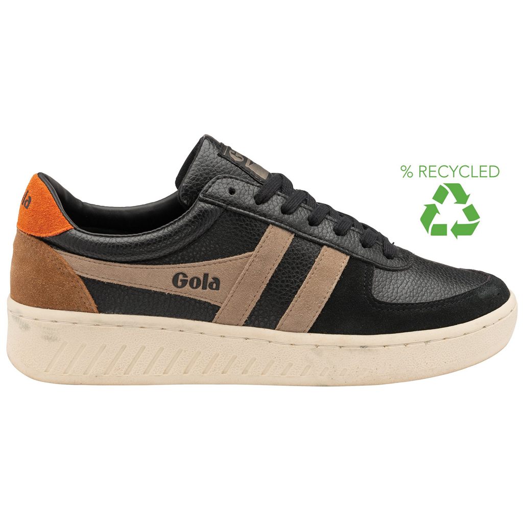 Gola Classics Grandslam Trident Sneakers Negras Naranjas España | BTQ-485102
