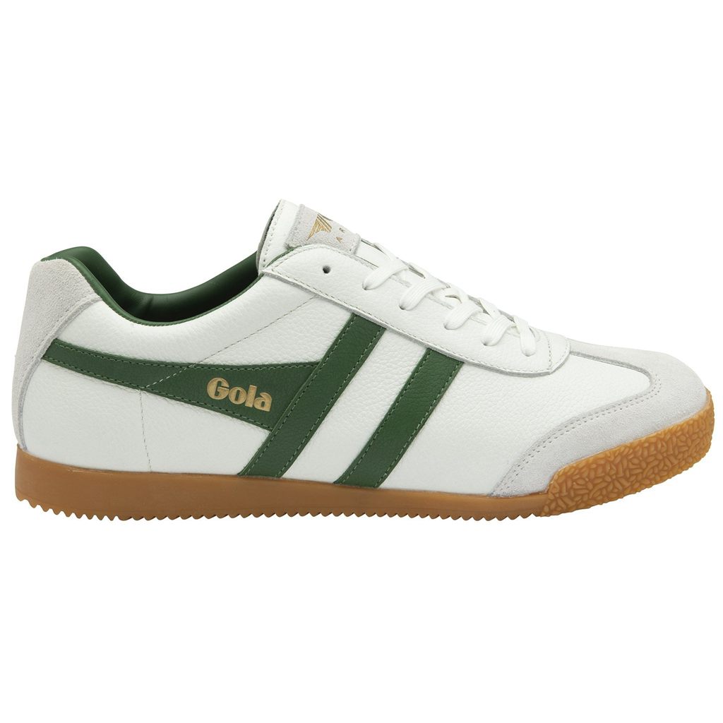 Gola Classics Harrier Leather Sneakers Blancas Verde Verde España | TEZ-873015