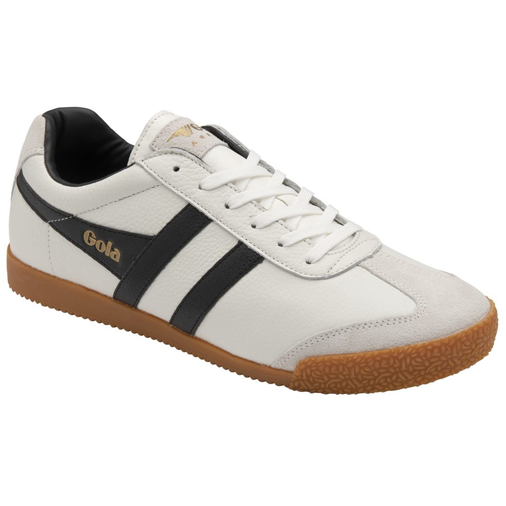 Gola Classics Harrier Leather Sneakers Blancas Negras Negras España | XMW-327059
