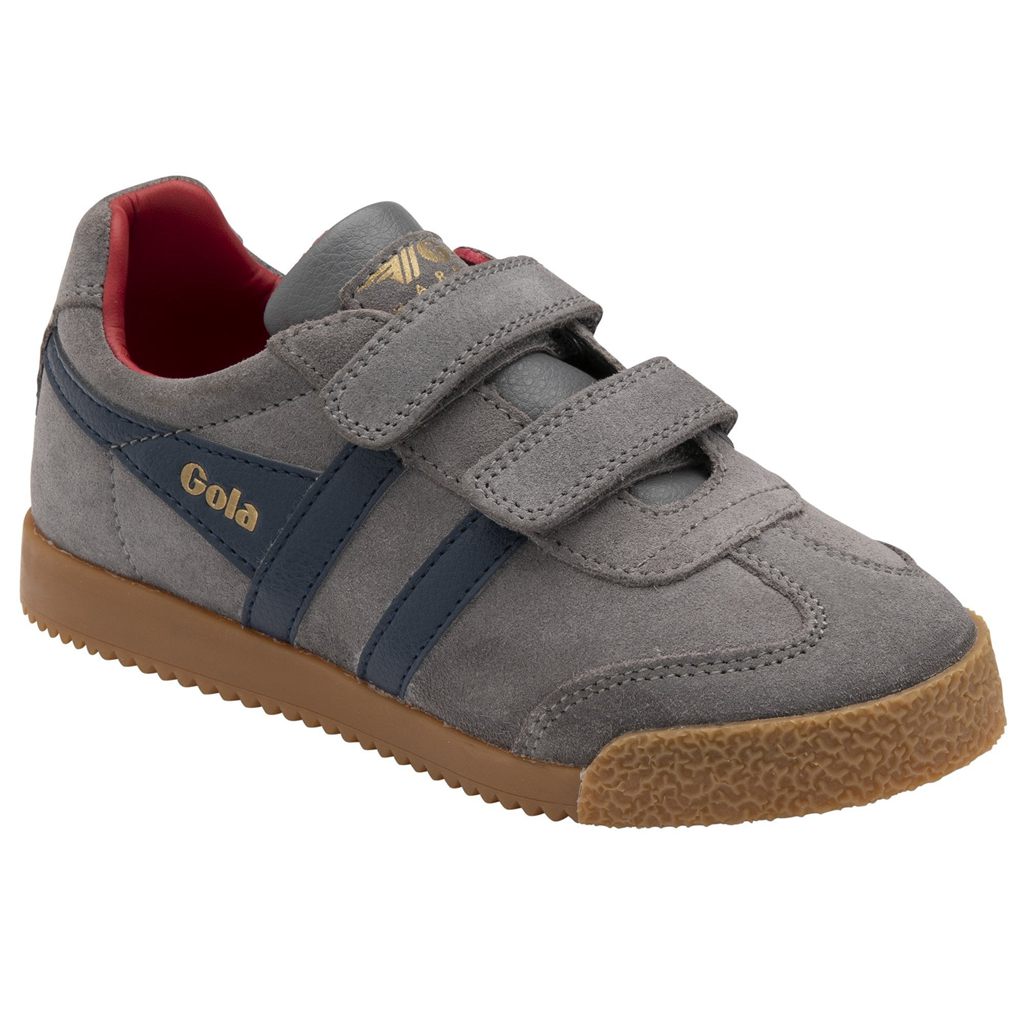 Gola Classics Harrier Strap Sneakers Azul Marino Rojas Oscuro España | UGM-916582