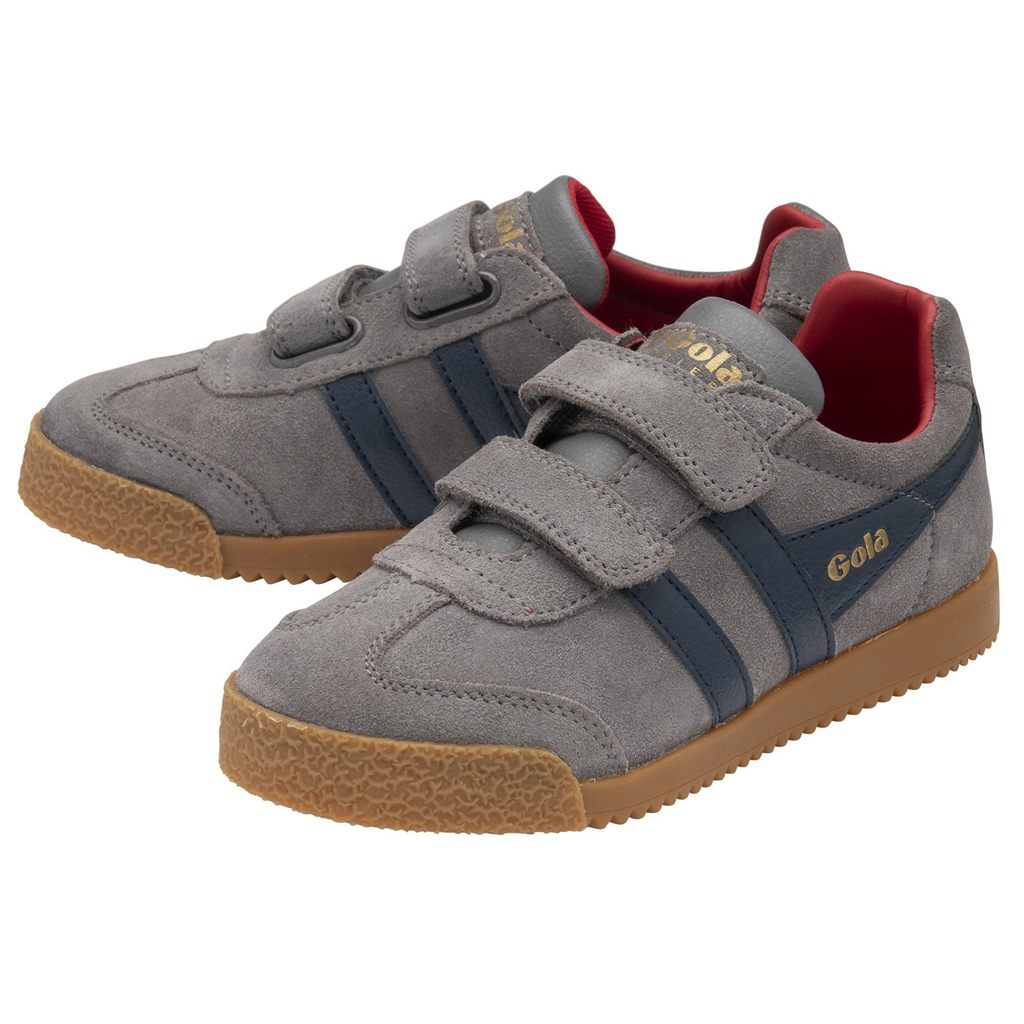 Gola Classics Harrier Strap Sneakers Azul Marino Rojas Oscuro España | UGM-916582
