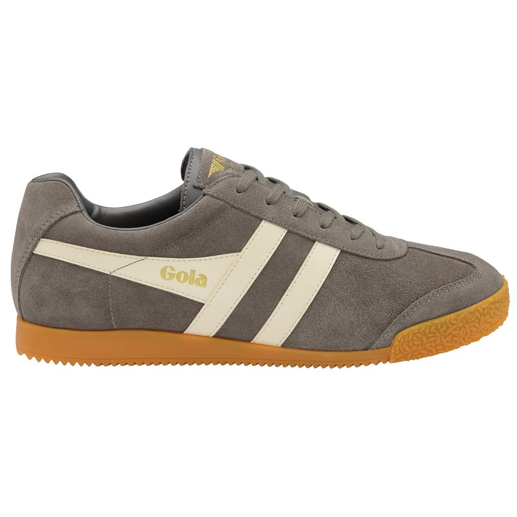 Gola Classics Harrier Suede Sneakers Ash Ecru España | QVR-136405