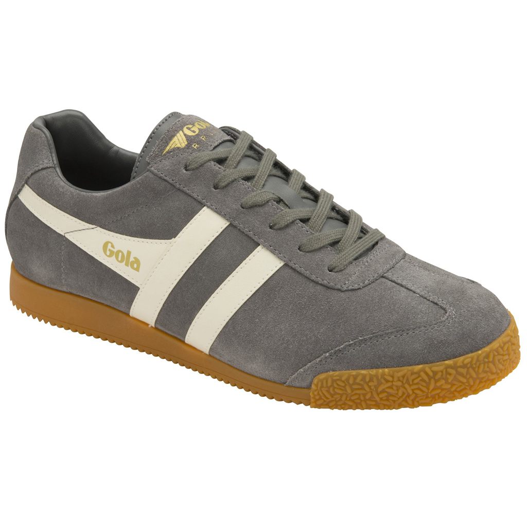 Gola Classics Harrier Suede Sneakers Ash Ecru España | QVR-136405
