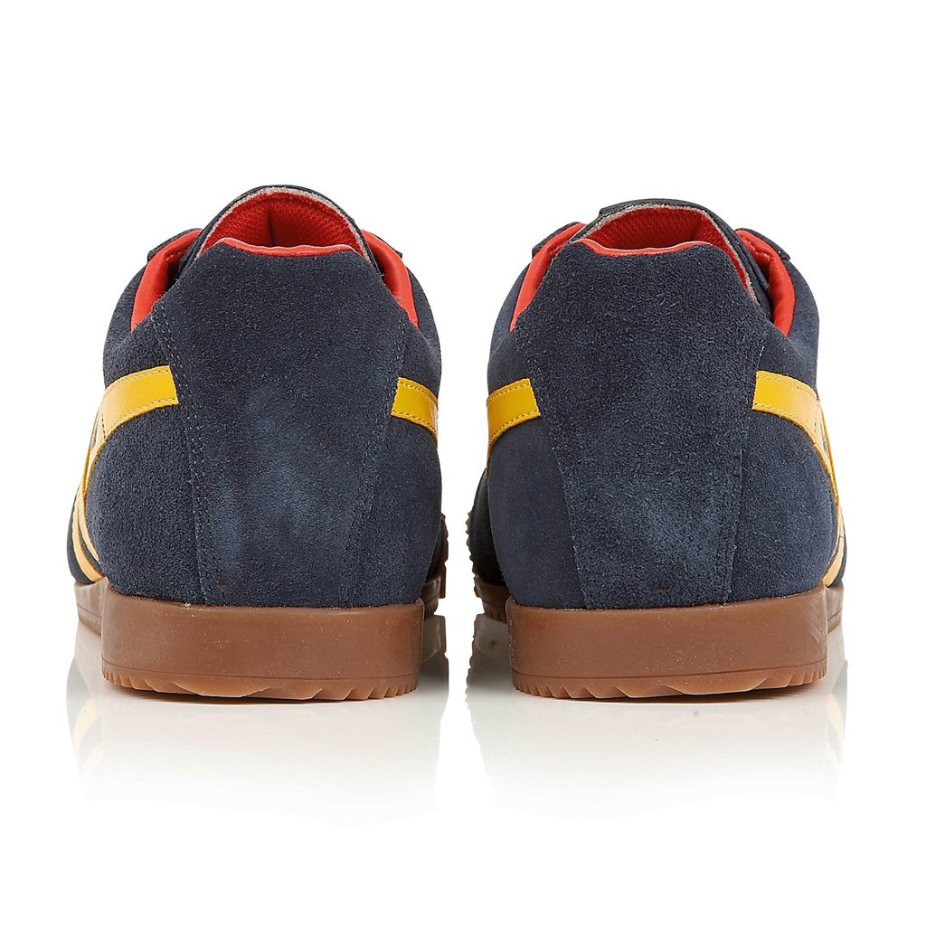 Gola Classics Harrier Suede Sneakers Azul Marino Rojas España | DOL-936801