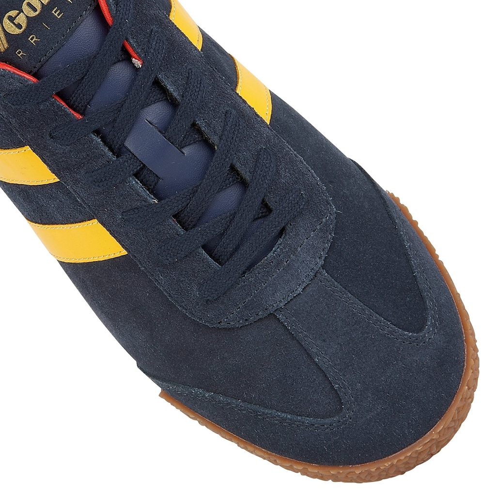 Gola Classics Harrier Suede Sneakers Azul Marino Rojas España | DOL-936801