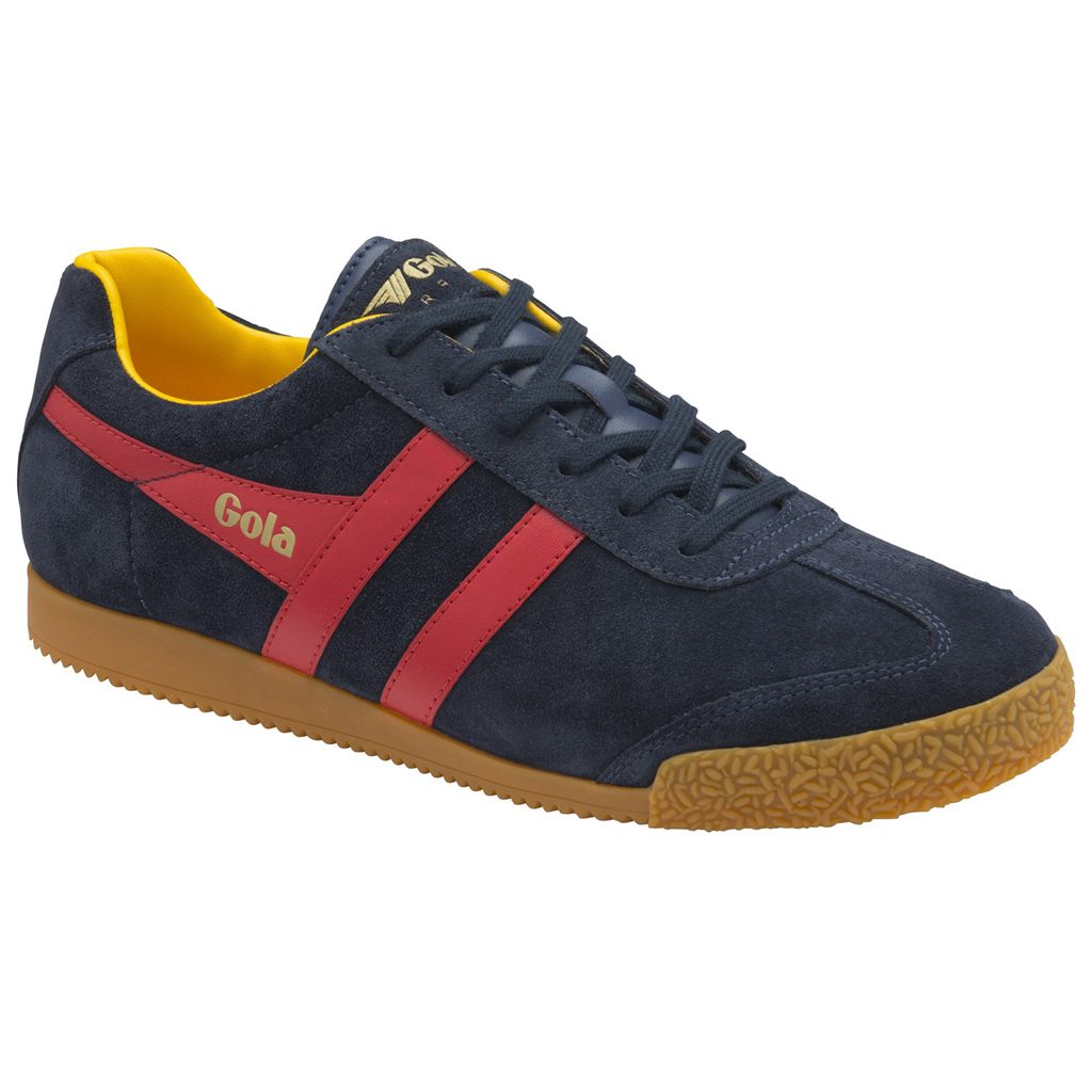 Gola Classics Harrier Suede Sneakers Azul Marino Rojas España | PVY-635298