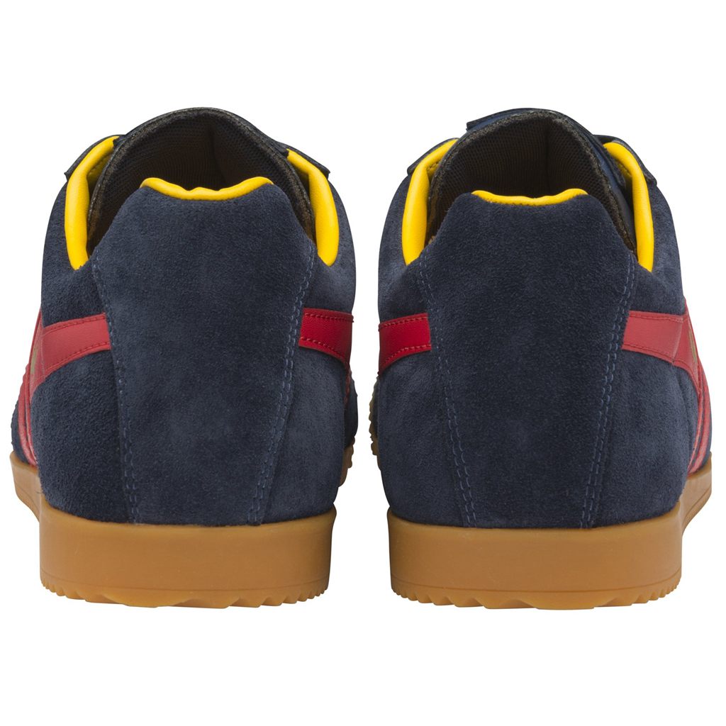 Gola Classics Harrier Suede Sneakers Azul Marino Rojas España | PVY-635298