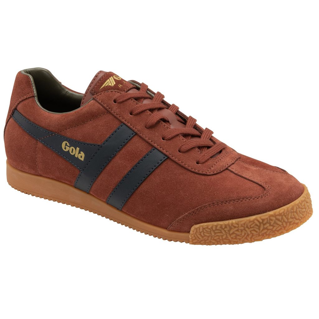 Gola Classics Harrier Suede Sneakers Azul Marino Kaki España | VWH-567923