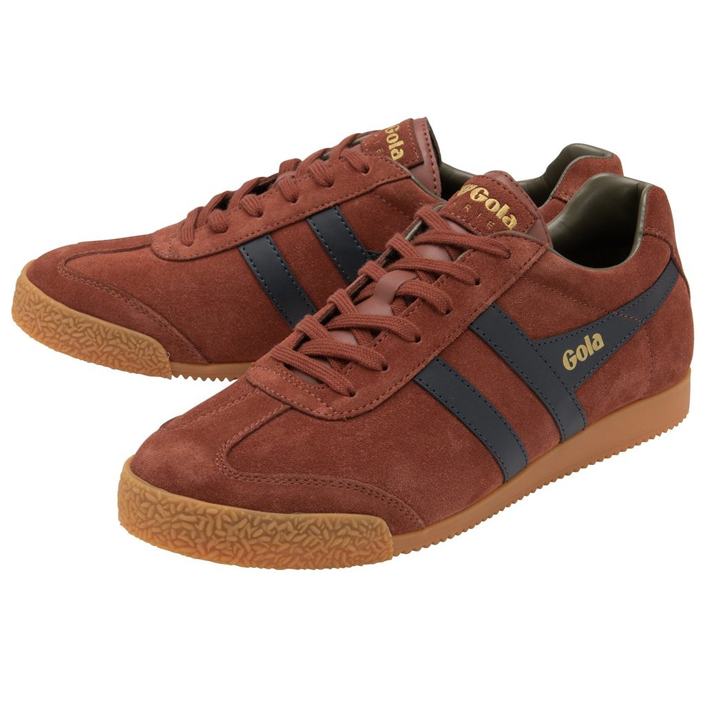 Gola Classics Harrier Suede Sneakers Azul Marino Kaki España | VWH-567923