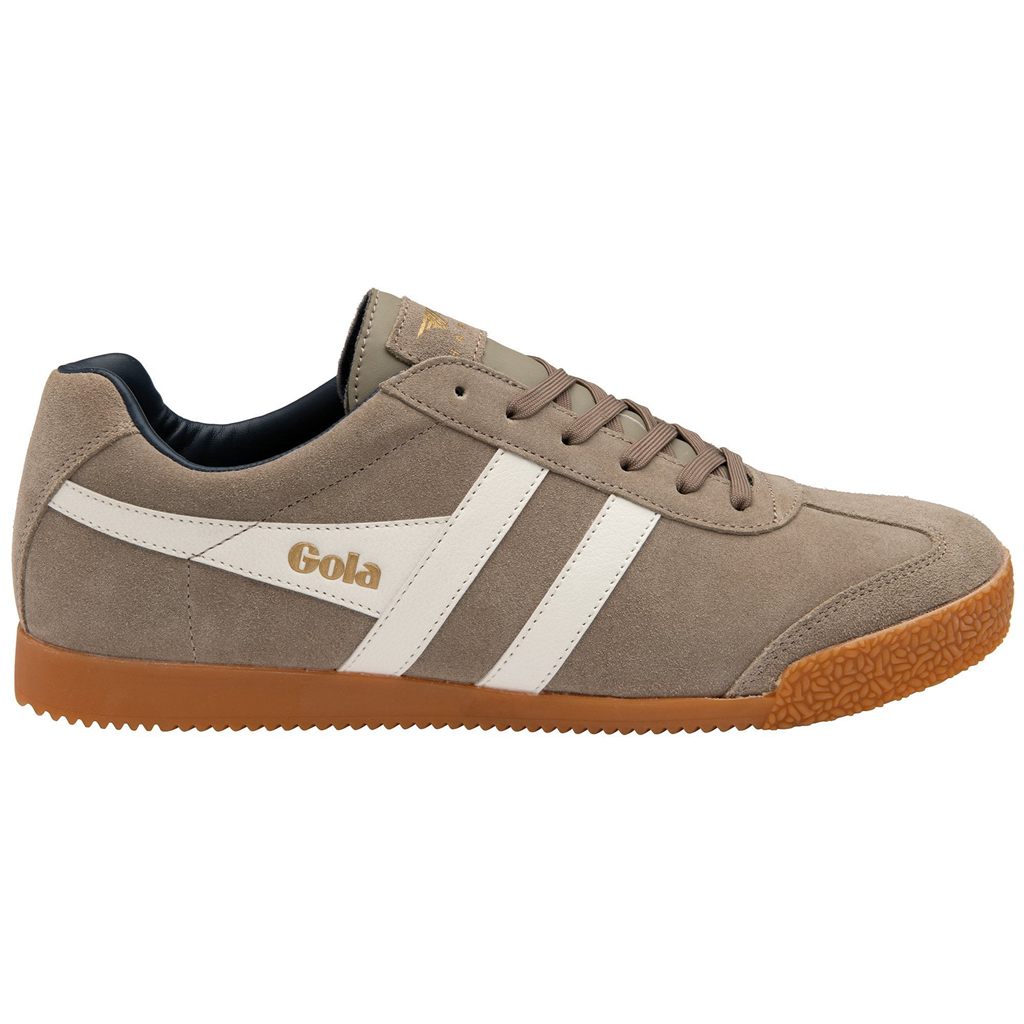 Gola Classics Harrier Suede Sneakers Blancas Azul Marino España | XQI-802451