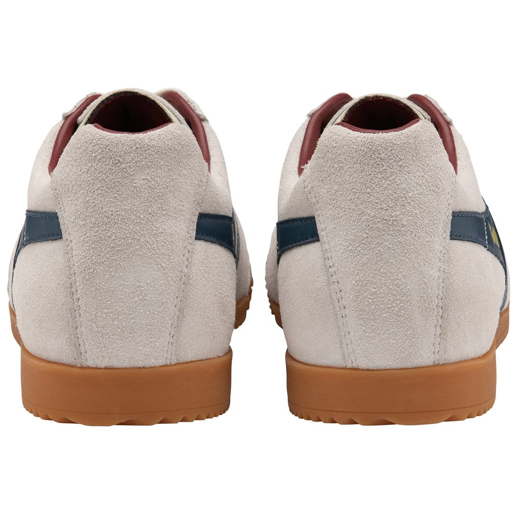 Gola Classics Harrier Suede Sneakers Blancas Azules Rojas Oscuro España | HBX-032564