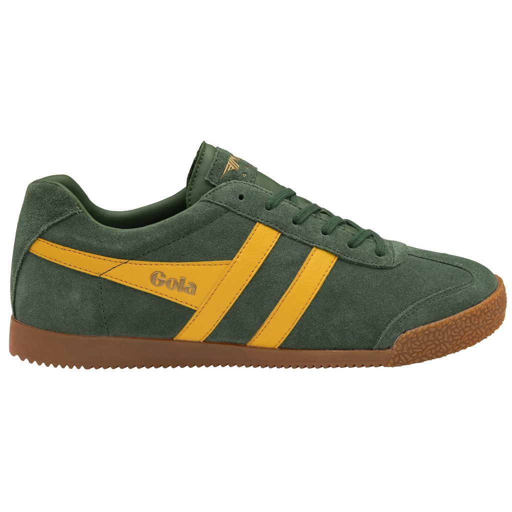 Gola Classics Harrier Suede Sneakers Evergreen Sun España | EZW-053824