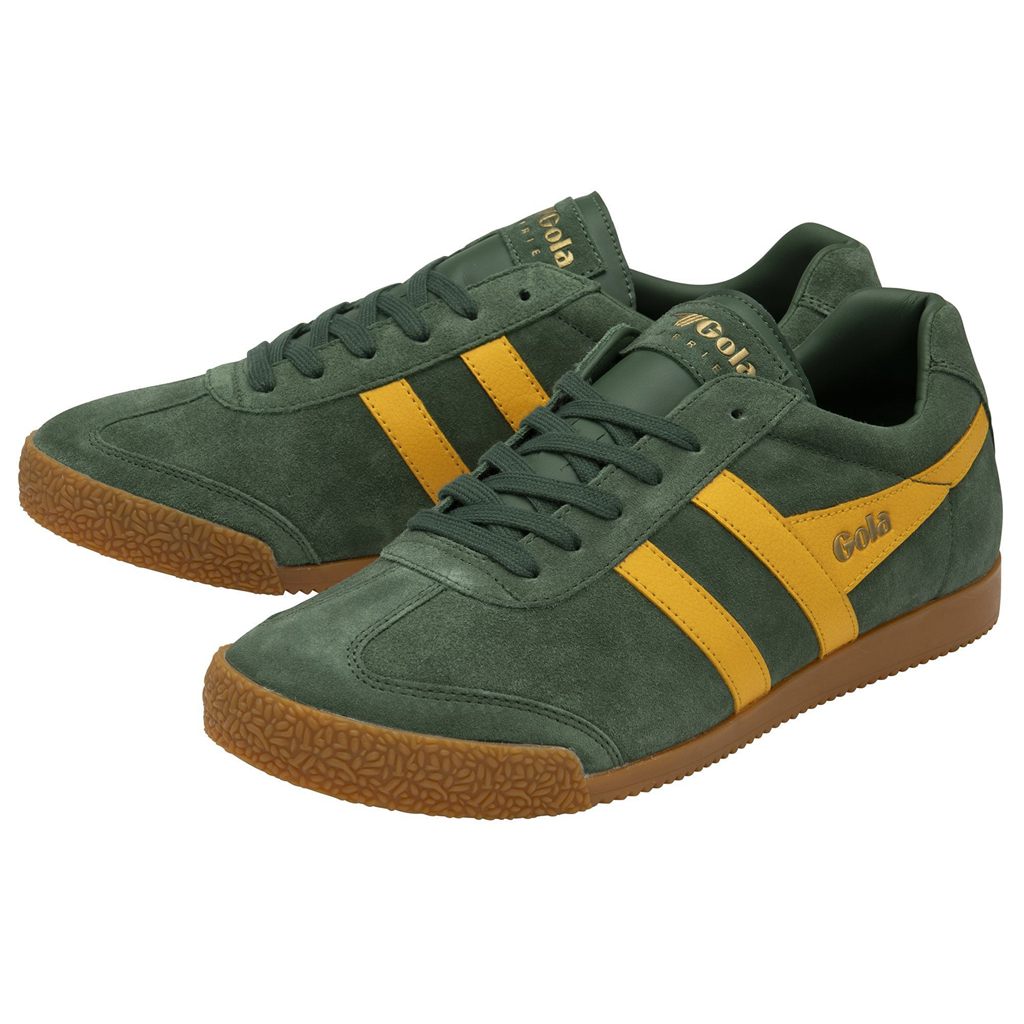 Gola Classics Harrier Suede Sneakers Evergreen Sun España | EZW-053824