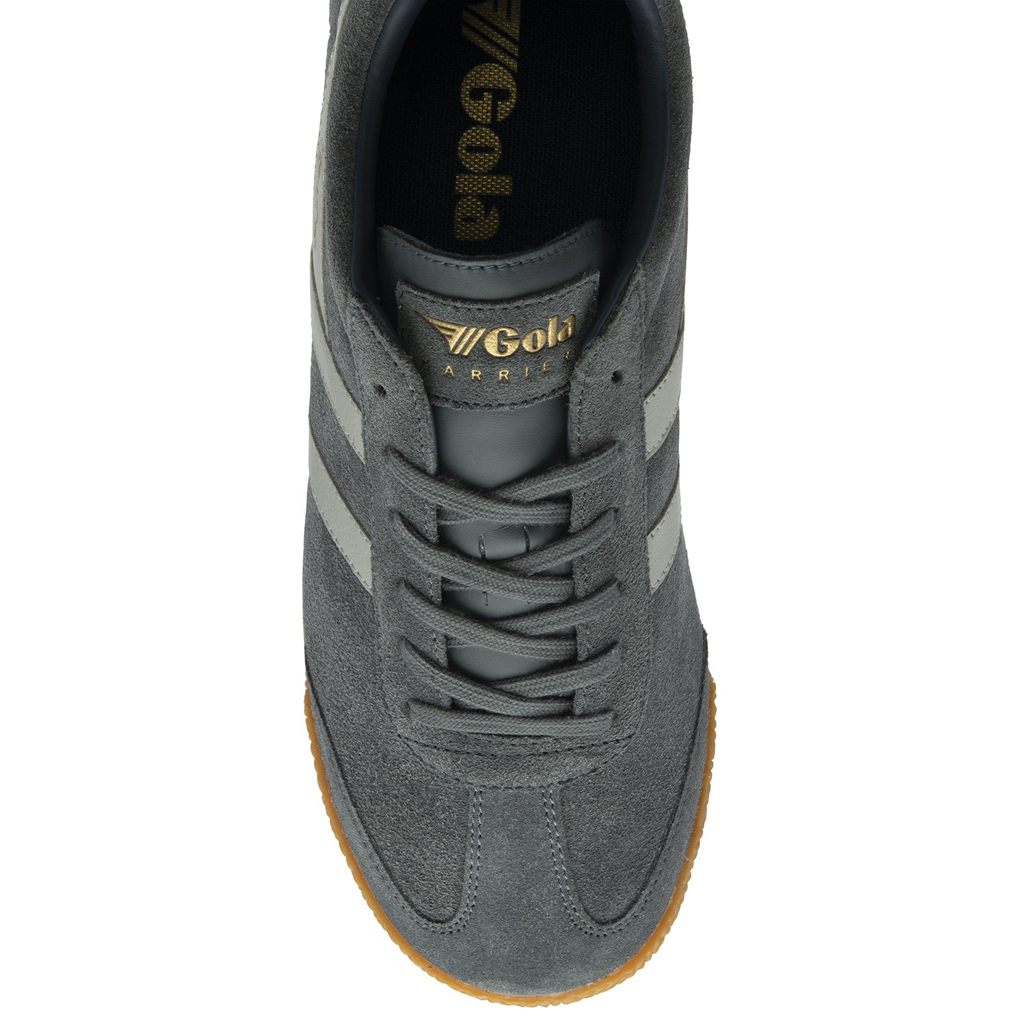 Gola Classics Harrier Suede Sneakers Gris Claro Azul Marino España | RHT-361254