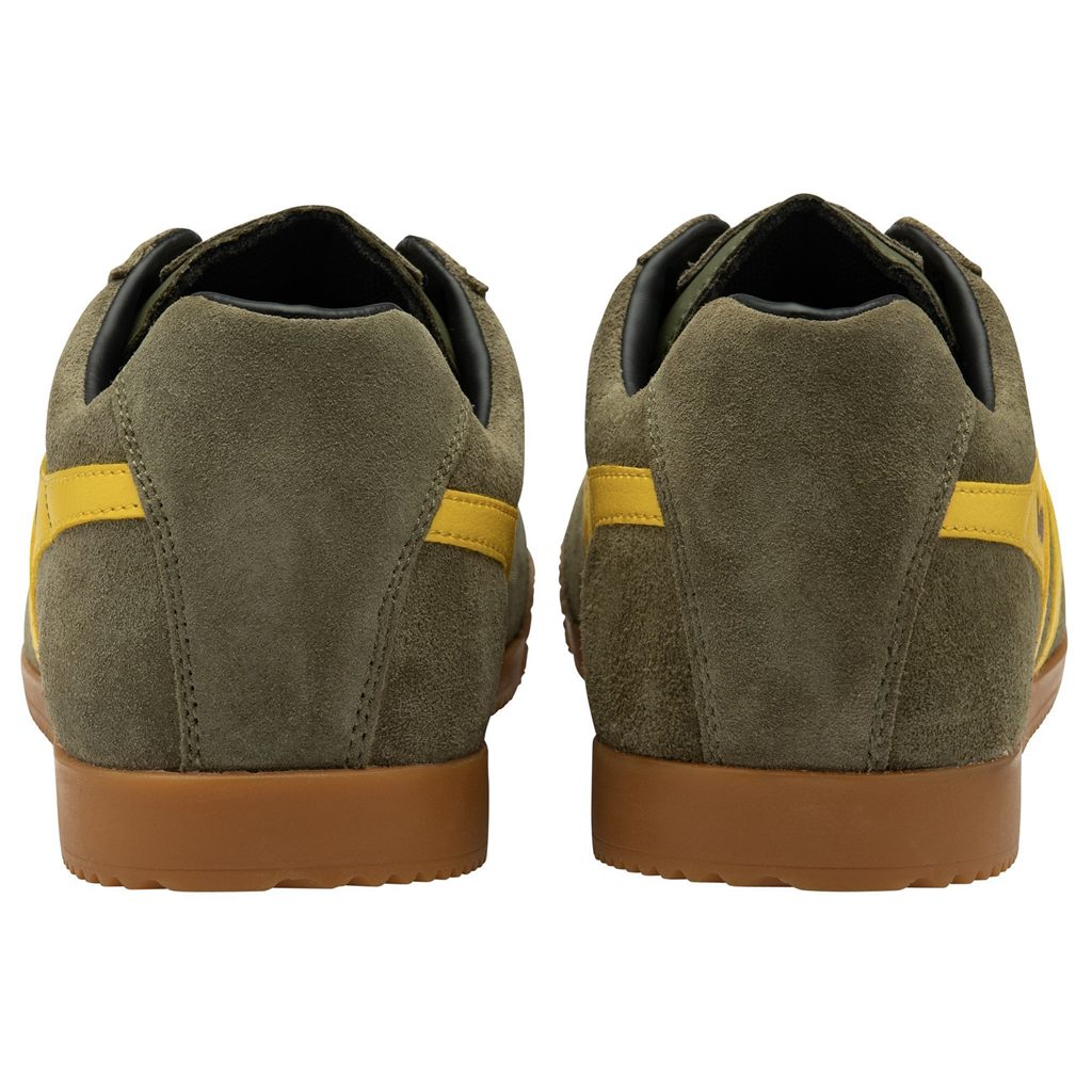 Gola Classics Harrier Suede Sneakers Kaki Negras España | FWP-723901
