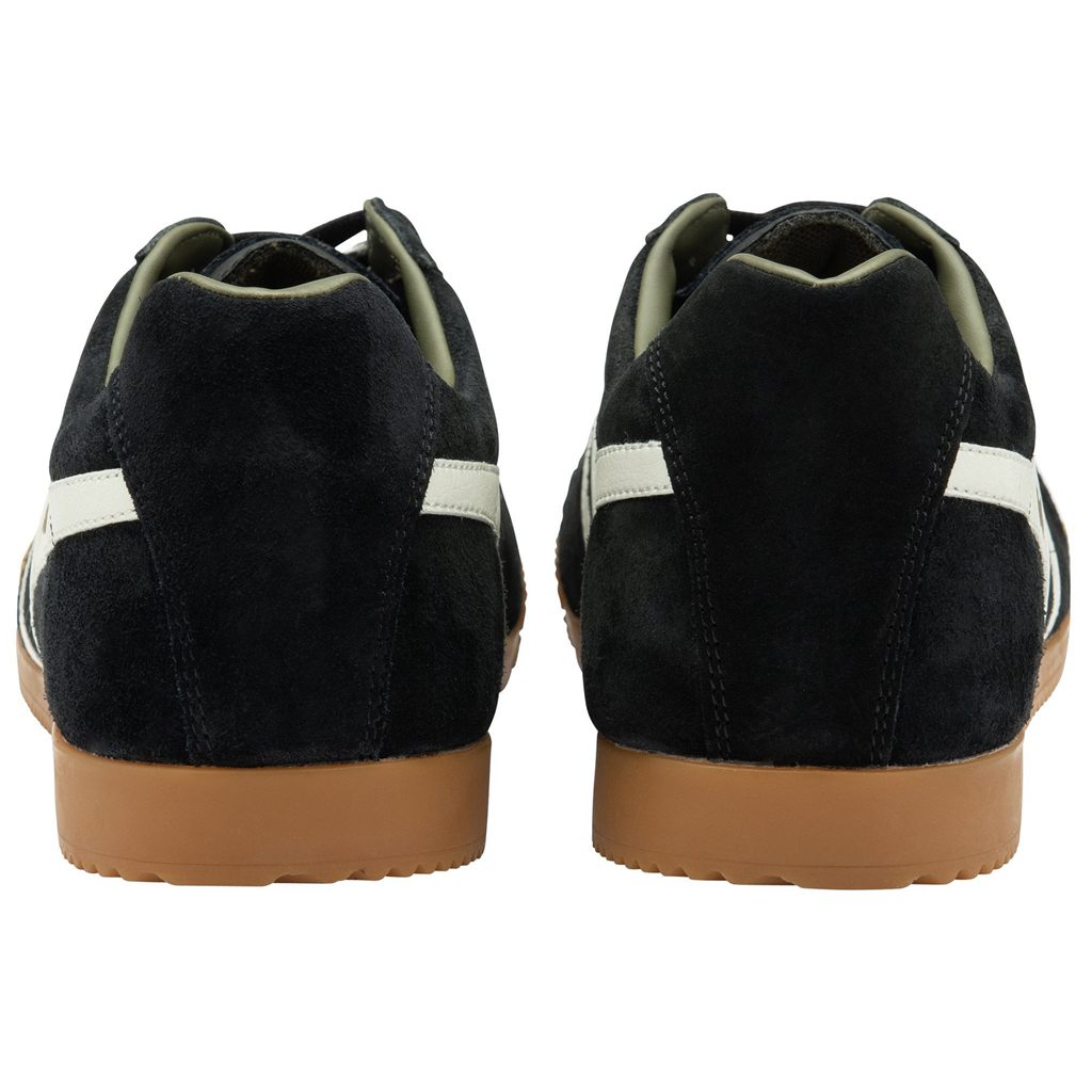 Gola Classics Harrier Suede Sneakers Negras Blancas Kaki España | PDT-534972