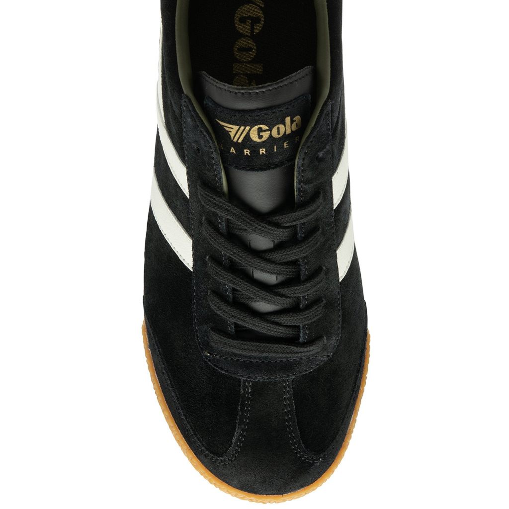 Gola Classics Harrier Suede Sneakers Negras Blancas Kaki España | PDT-534972