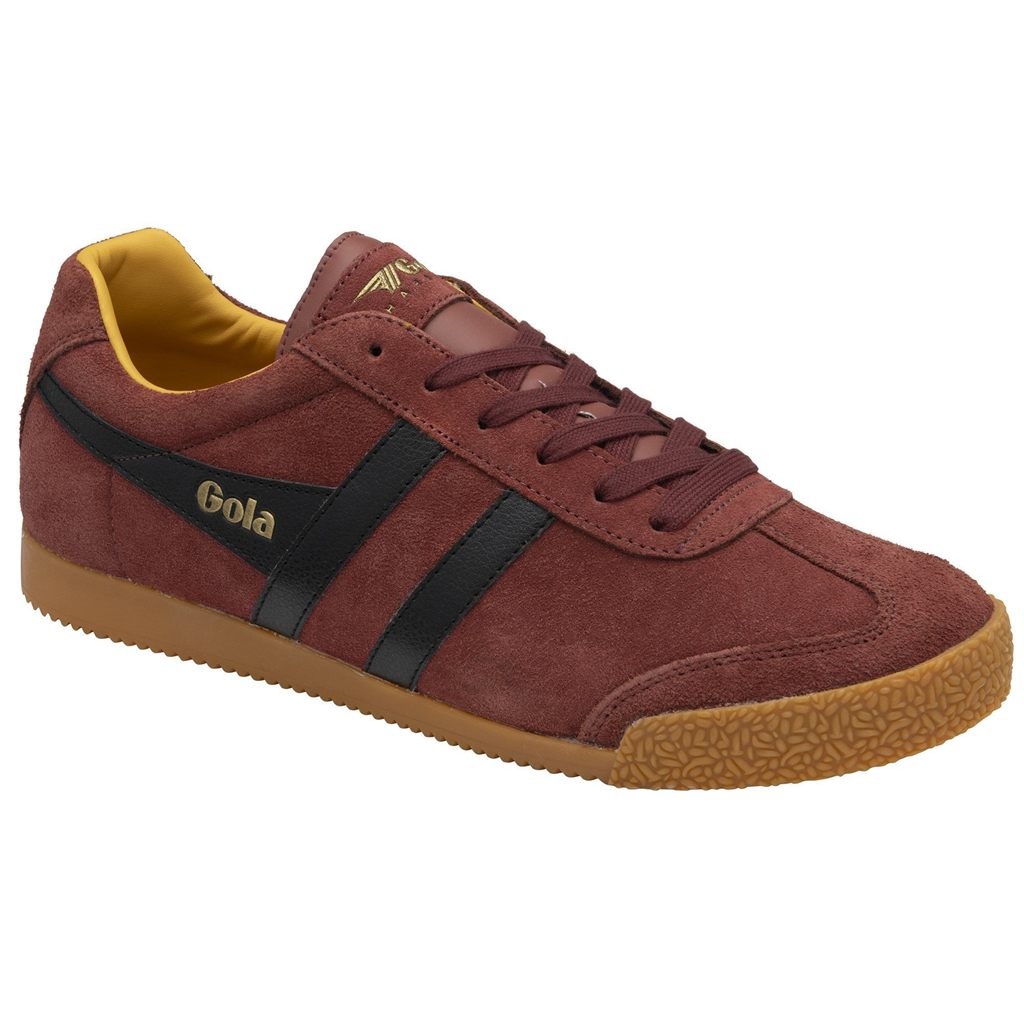 Gola Classics Harrier Suede Sneakers Rojas Negras España | NLD-841502