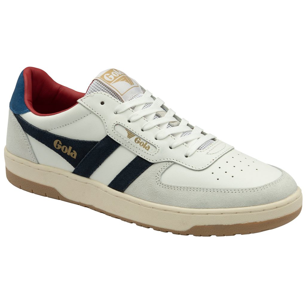 Gola Classics Hawk Sneakers Blancas Azul Marino Azules España | VSF-125307