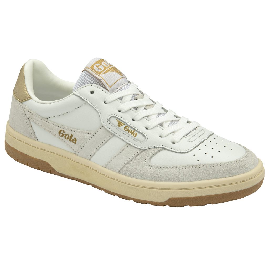 Gola Classics Hawk Sneakers Blancas Doradas España | XKR-754061