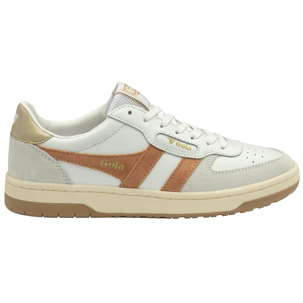 Gola Classics Hawk Sneakers Blancas Doradas España | BQV-973820