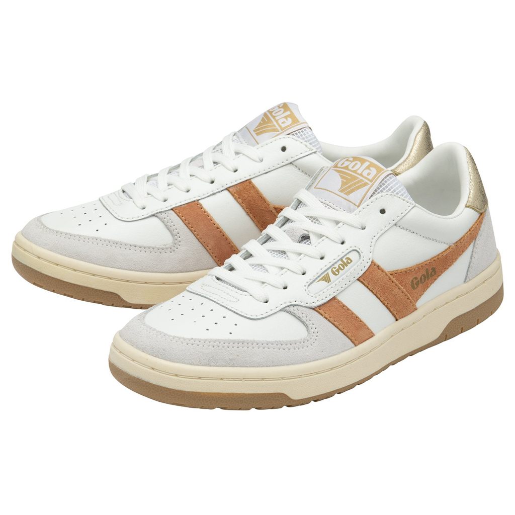 Gola Classics Hawk Sneakers Blancas Doradas España | BQV-973820