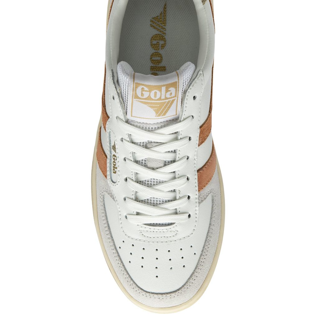 Gola Classics Hawk Sneakers Blancas Doradas España | BQV-973820