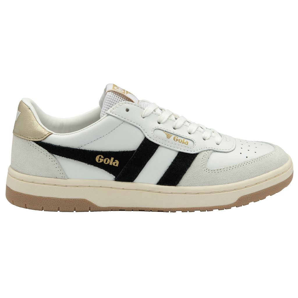 Gola Classics Hawk Sneakers Blancas Negras Doradas España | FVJ-123086