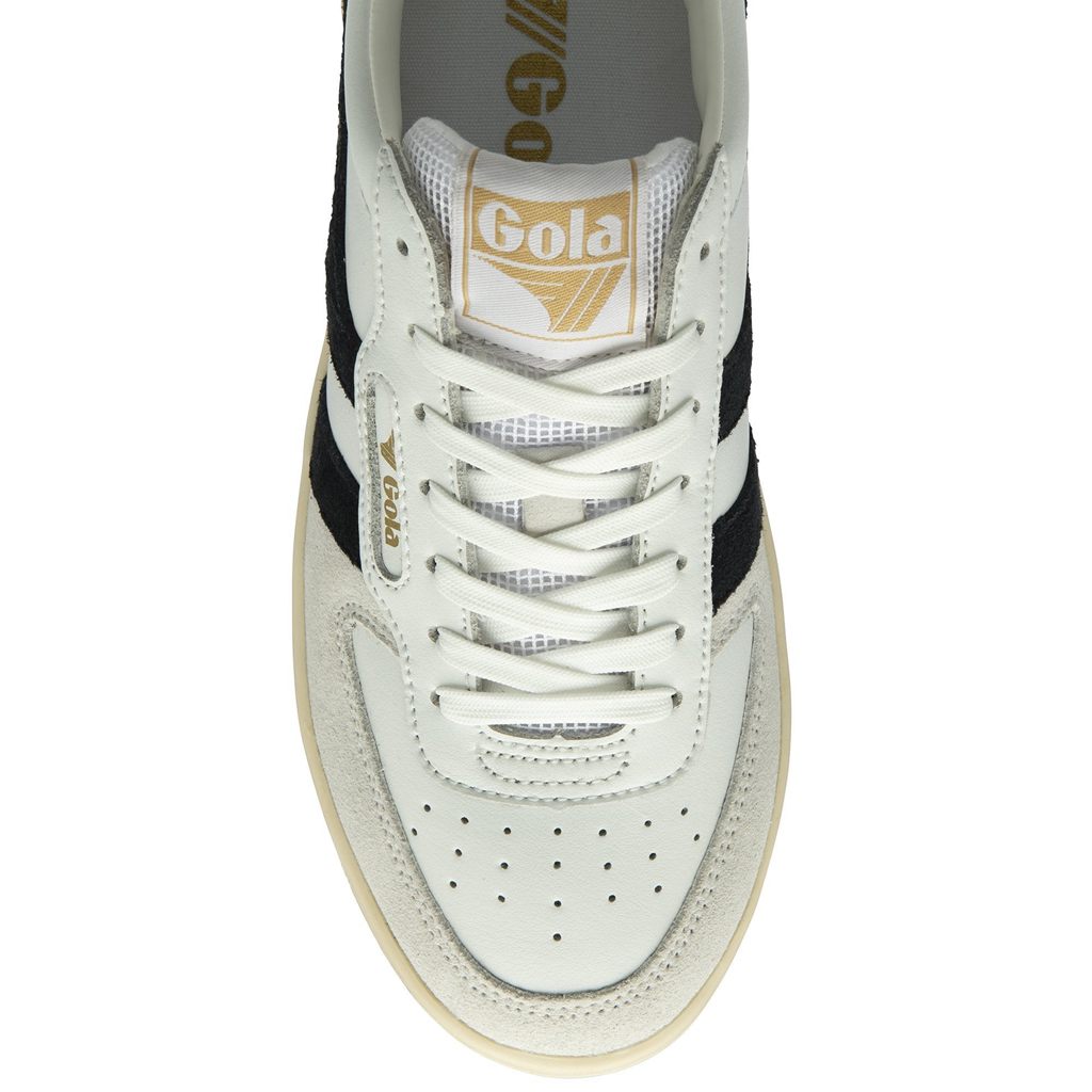Gola Classics Hawk Sneakers Blancas Negras Doradas España | FVJ-123086