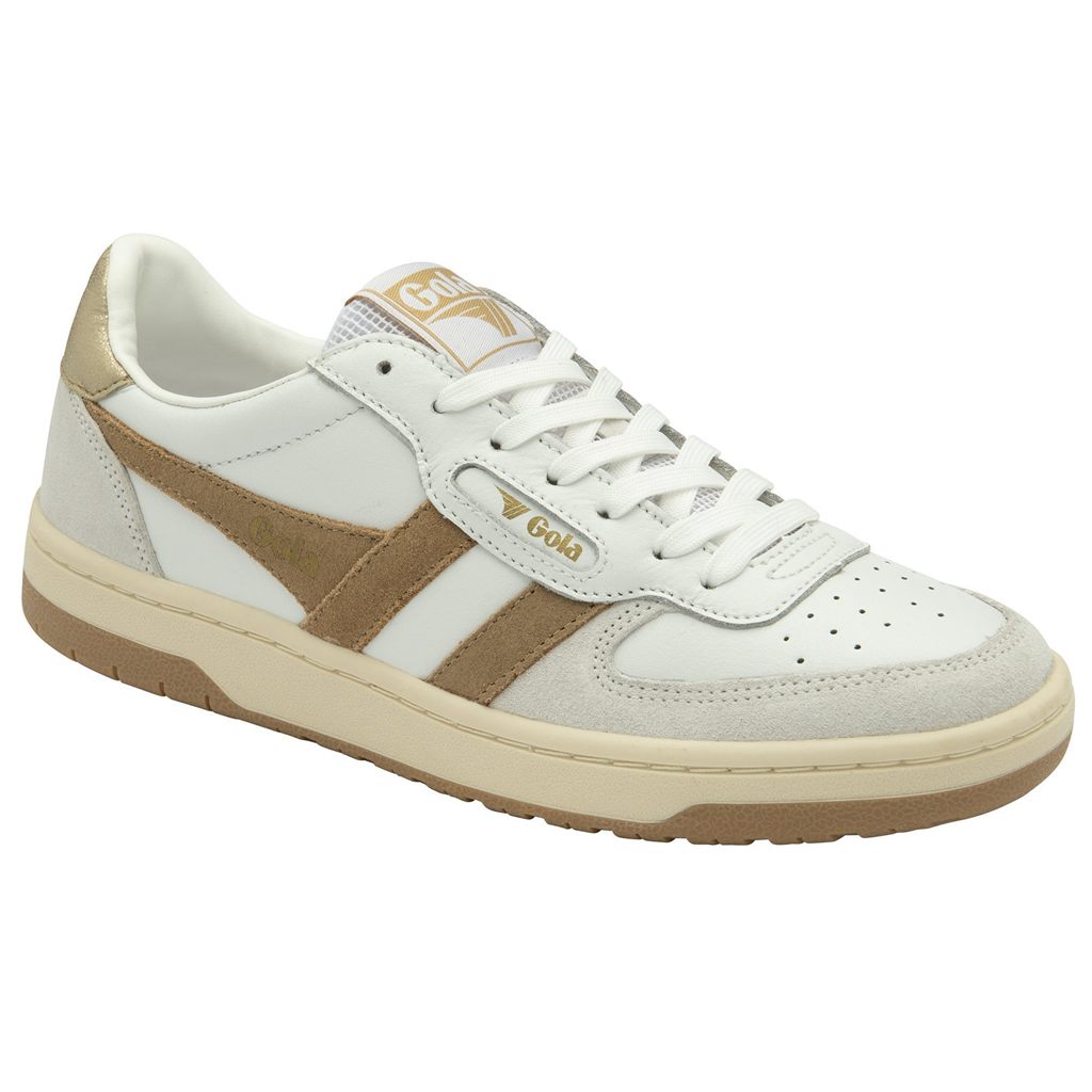 Gola Classics Hawk Sneakers Blancas Verde Menta Doradas España | JSE-065918