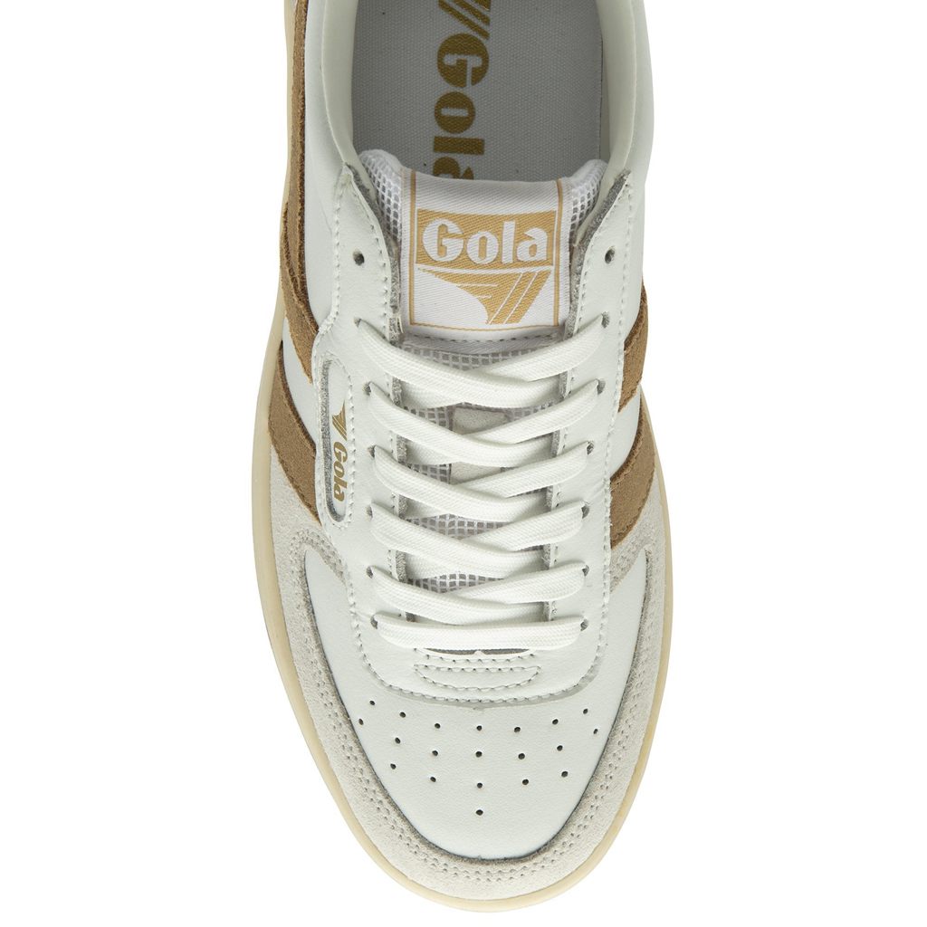 Gola Classics Hawk Sneakers Blancas Verde Menta Doradas España | JSE-065918