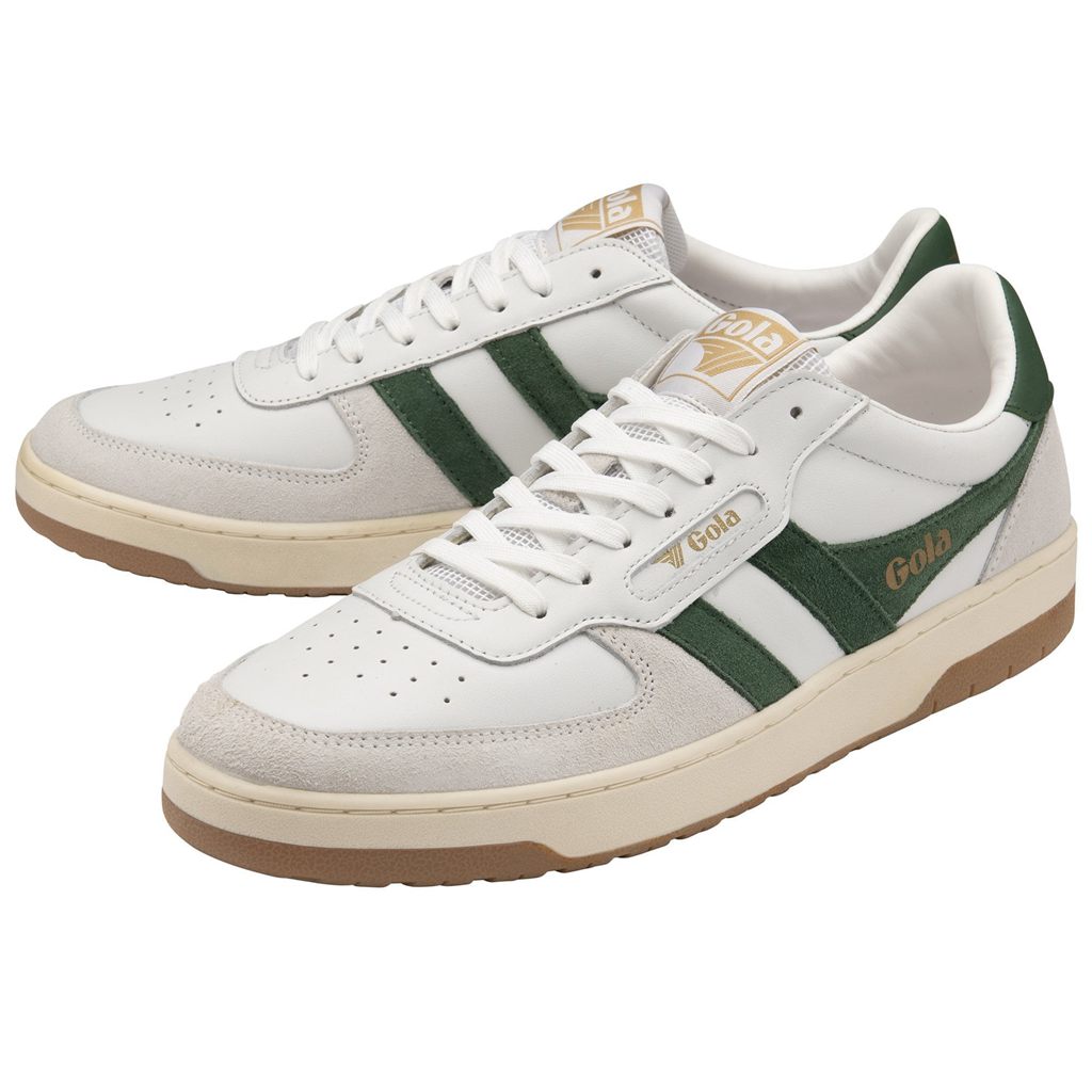Gola Classics Hawk Sneakers Blancas Verde Oscuro España | RAZ-047581