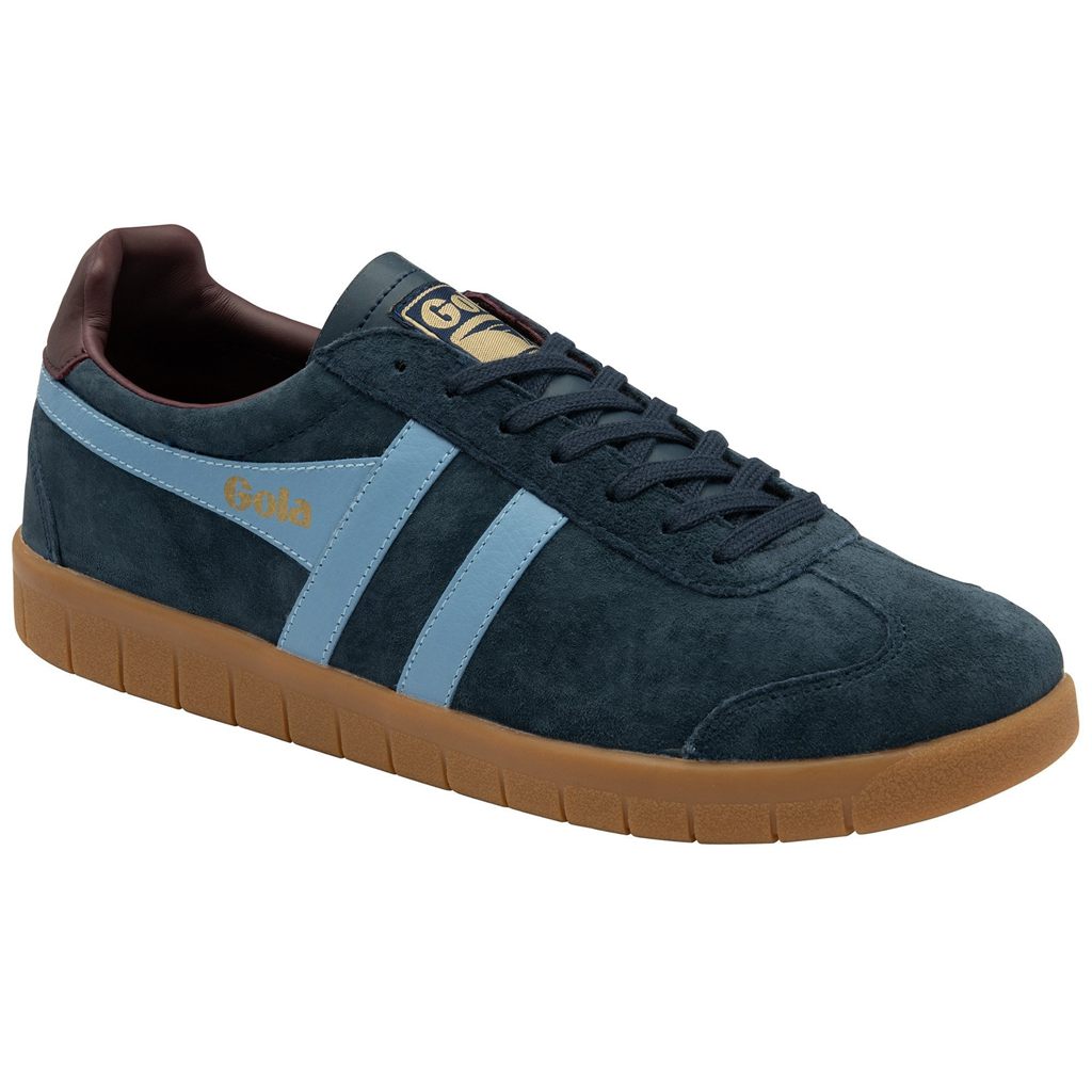 Gola Classics Hurricane Suede Sneakers Azul Marino Burdeos España | EIU-617983