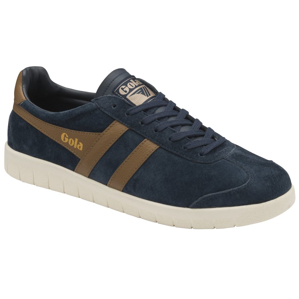Gola Classics Hurricane Suede Sneakers Azul Marino Blancas España | VHU-435216