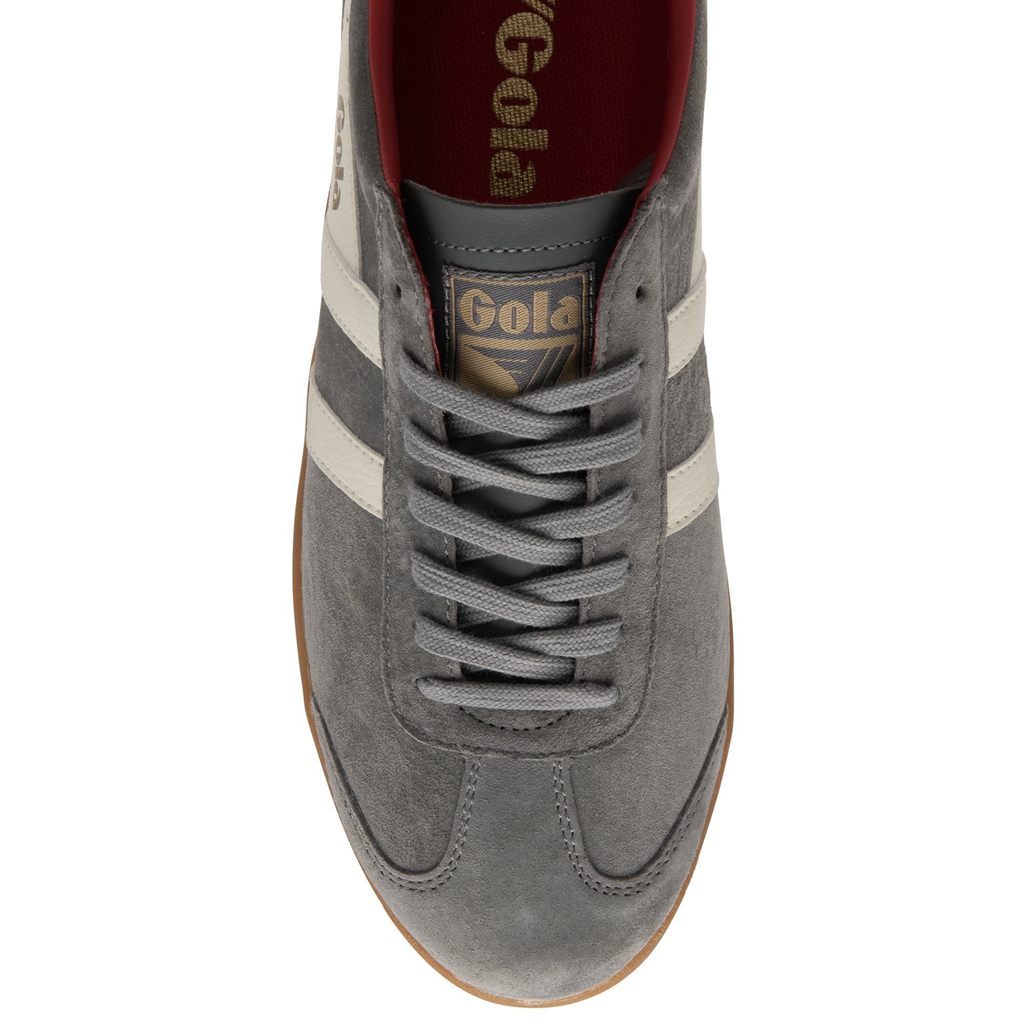 Gola Classics Hurricane Suede Sneakers Blancas Rojas Oscuro España | CXG-815703
