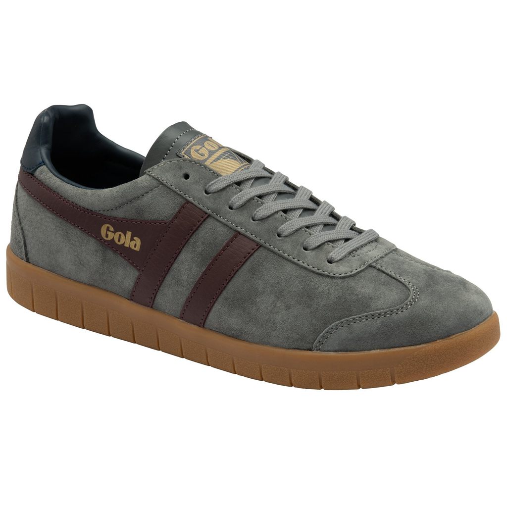Gola Classics Hurricane Suede Sneakers Burdeos Azul Marino España | BSP-284763