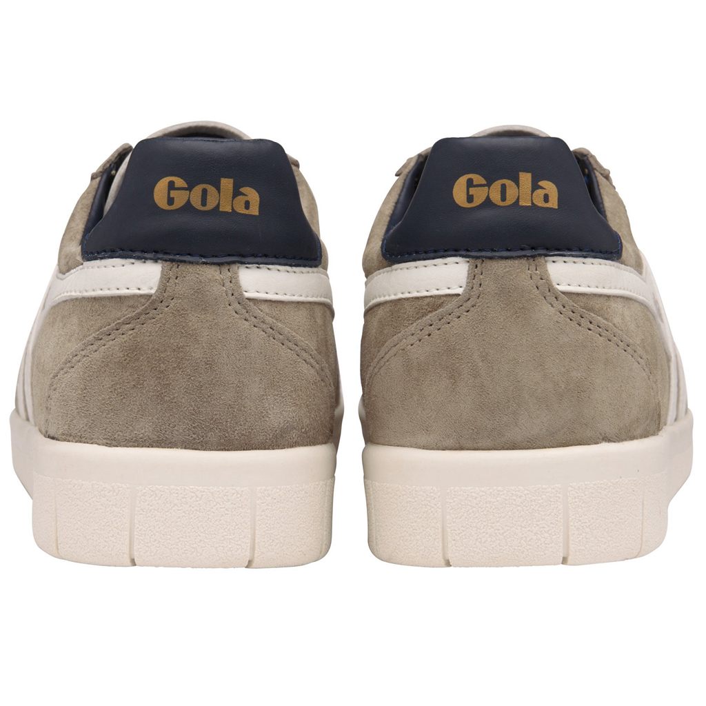 Gola Classics Hurricane Suede Sneakers Blancas Azul Marino España | SZT-983561