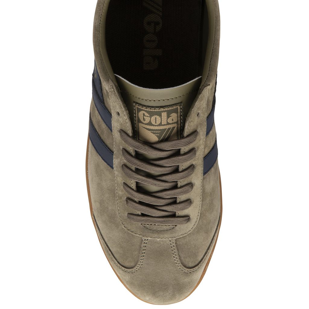 Gola Classics Hurricane Suede Sneakers Kaki Azul Marino Kaki España | NEF-015398