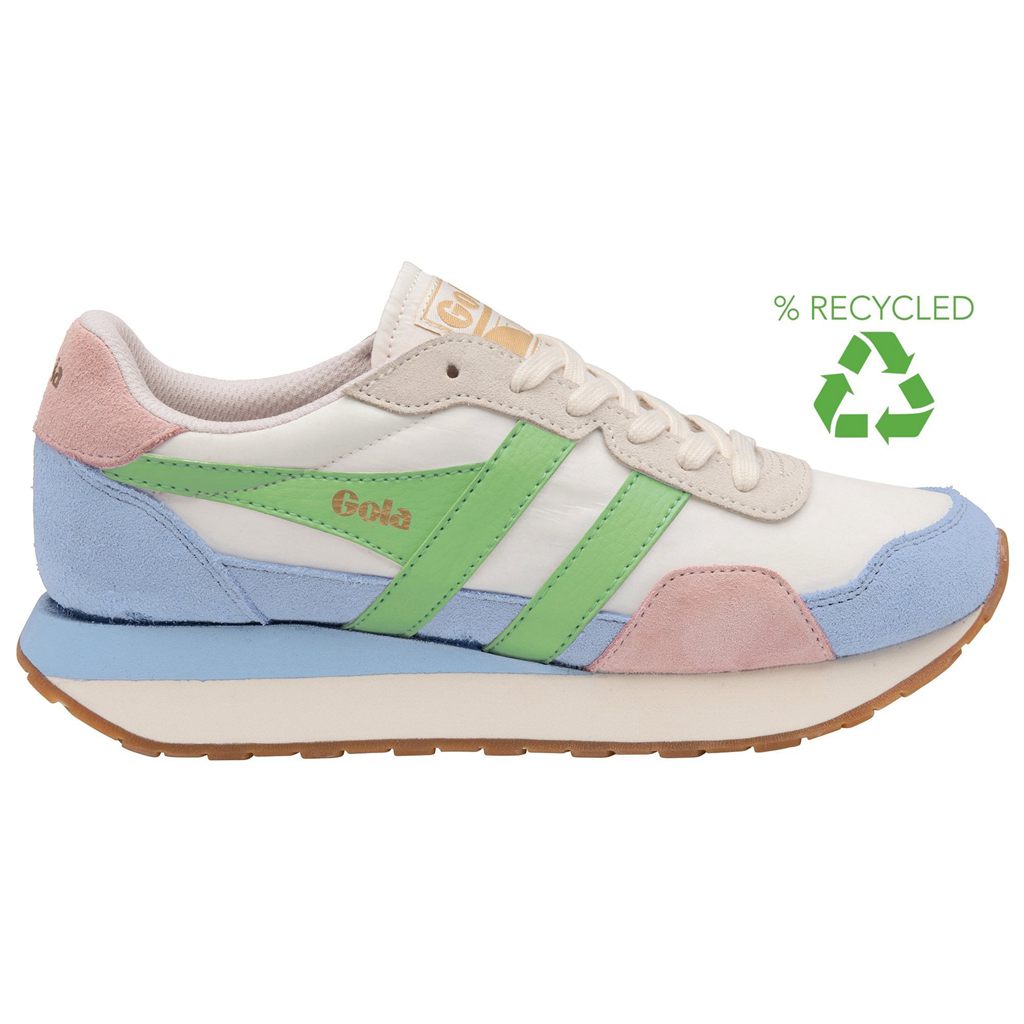 Gola Classics Indiana Sneakers Blancas Azules Verde España | FGC-269548